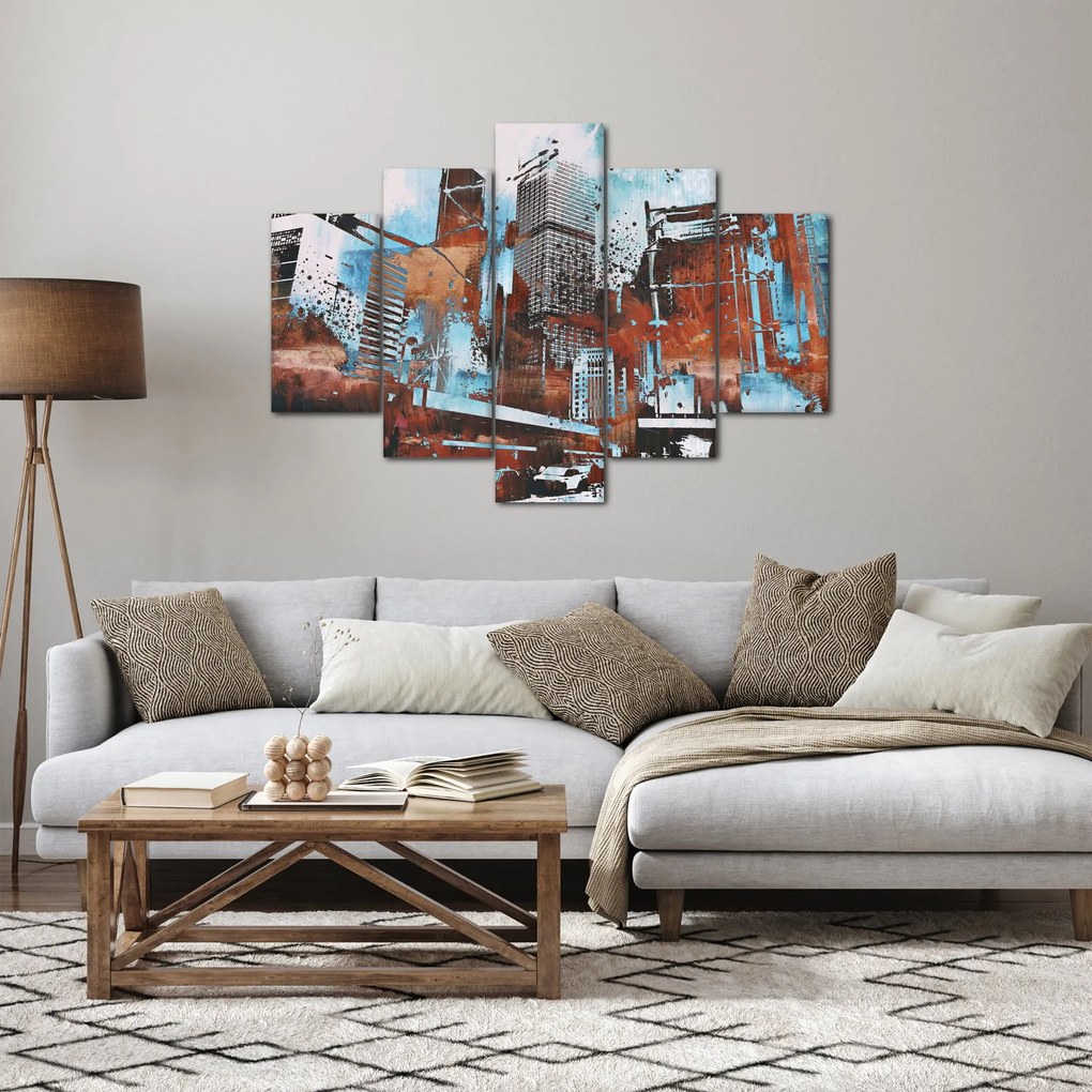 Obraz - Mrakodrapy (150x105 cm)