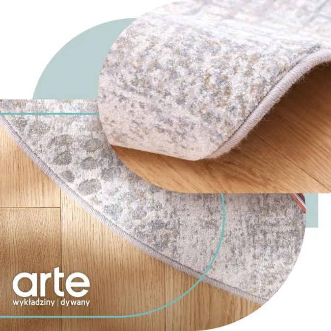 Koberec RAGOLLE Argentum 63857 9293 kruh