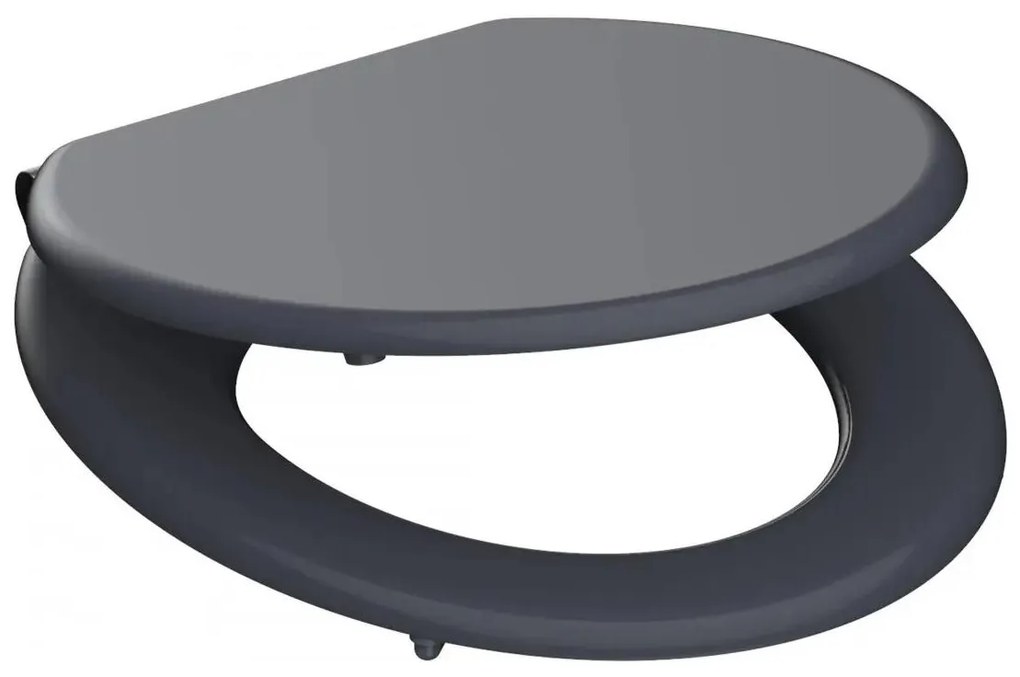 Schütte 80104 - WC sedadlo SPIRIT antracit SoftClose MDF drevo