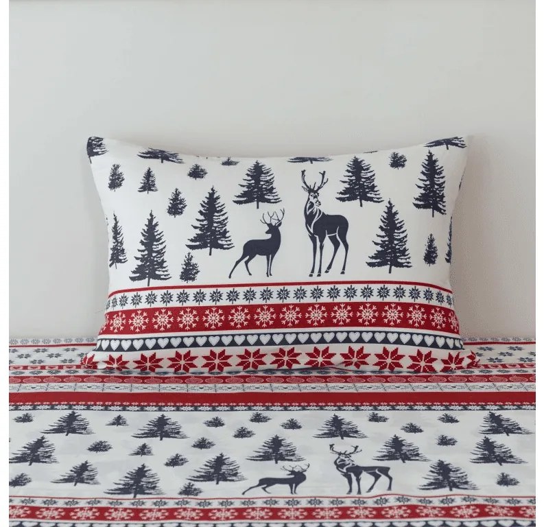 Obliečka na vankúš z mikrovlákna TWINKLE CHRISTMAS 50x70 cm, farebný