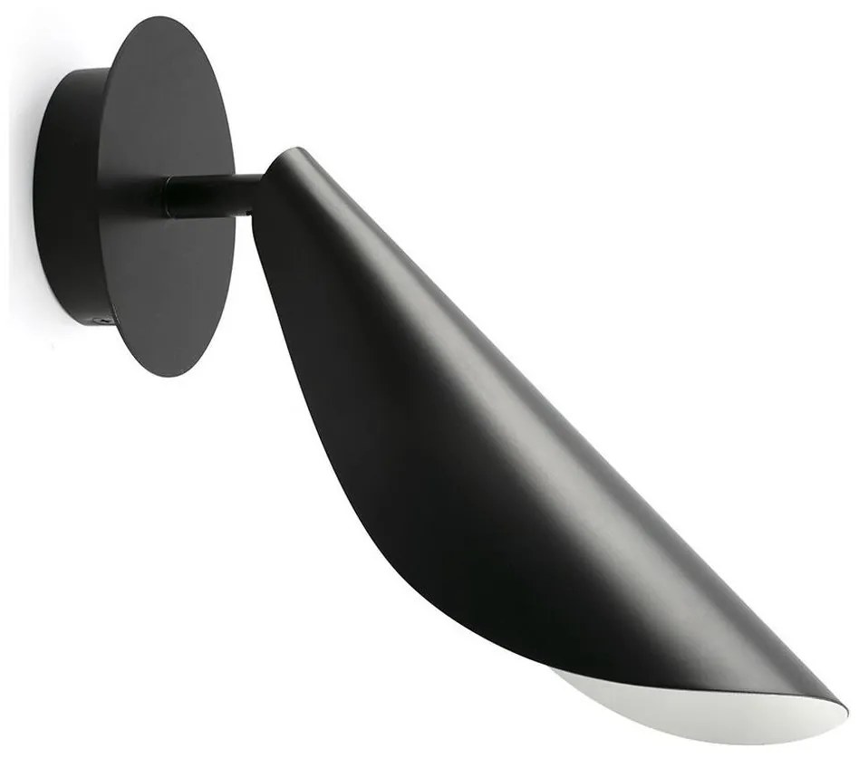 FARO 20077 - Nástenná lampa LIGERA 1xG9/6W/230V čierna