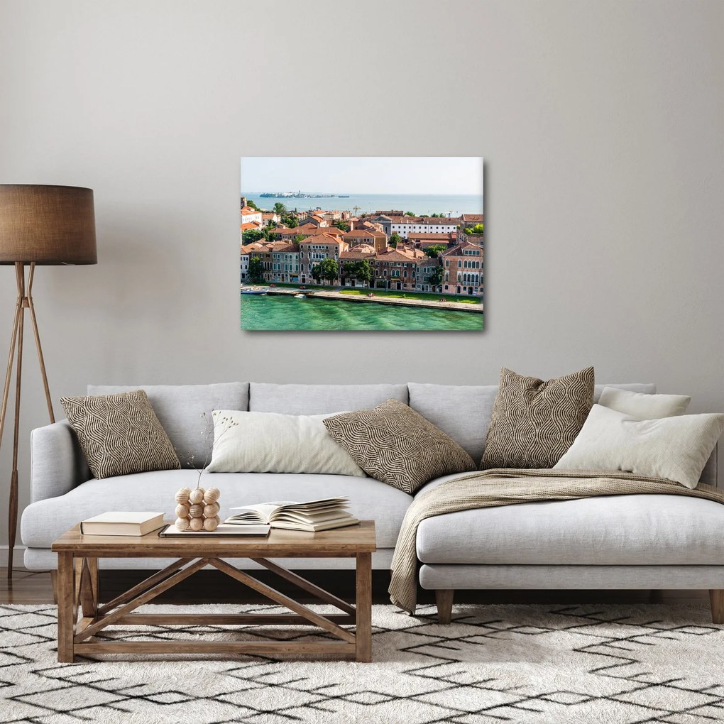 Obraz - Letecký pohľad na mesto (70x50 cm)