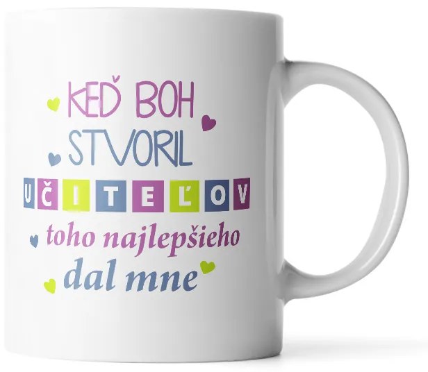Sablio Hrnek Když Bůh stvořil učitele - 200 ml - espresso