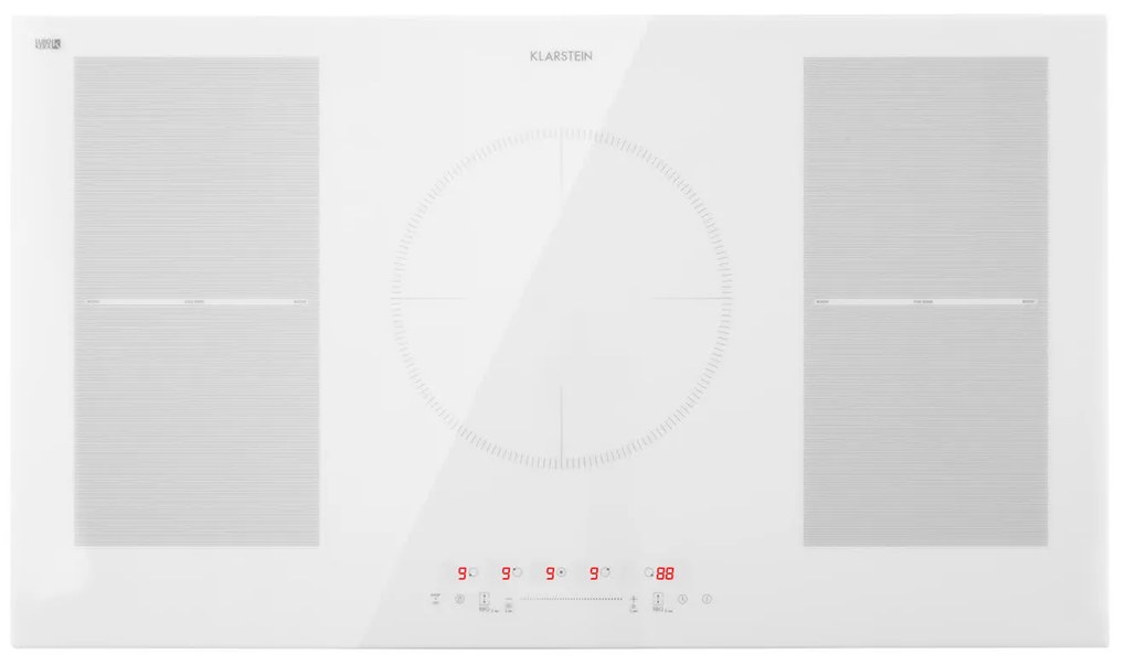 Klarstein Delicatessa 90 Flex, vstavaná indukčná varná doska, 7400 W, 5 zón, samostatná