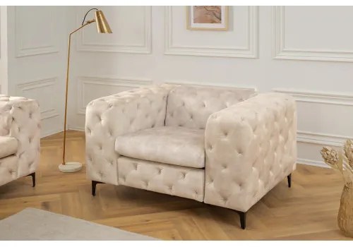 Kreslo 45985 Modern Barock Zamat Champagner - Komfort-nábytok