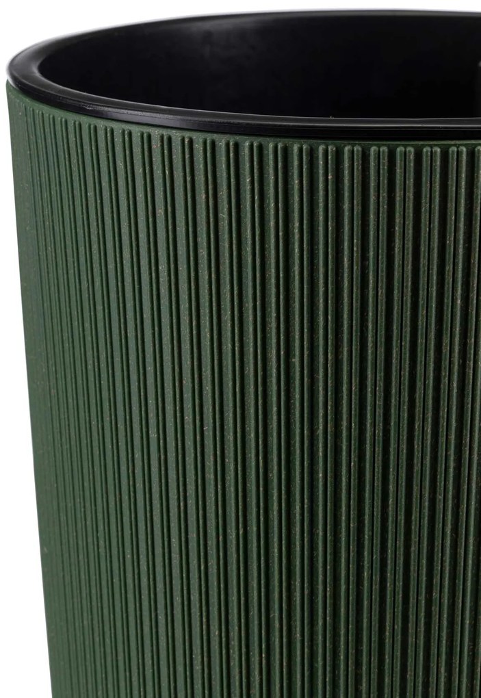 PLASTOVÝ KVETINÁČ URBANIKA ECO SADA 2KS 57X30 CM+46,6X25,5 CM ZELENÁ