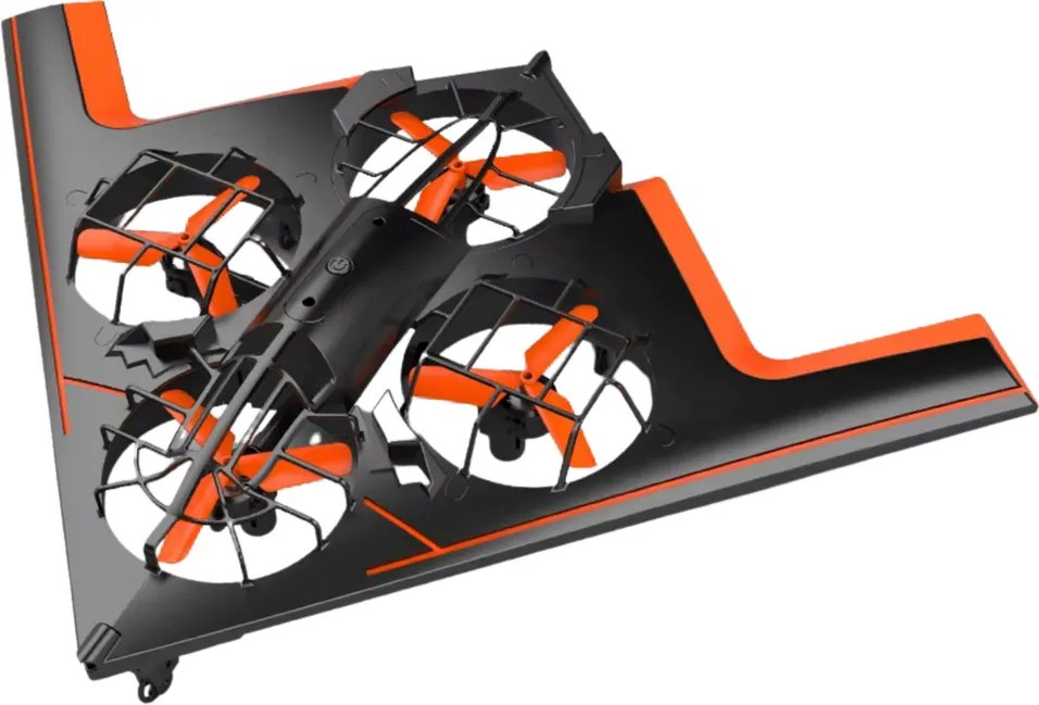 LEAN Toys Dron diaľkovo ovládaný RC lietajúci kvadrokoptéra Svetlá LED aplikácie