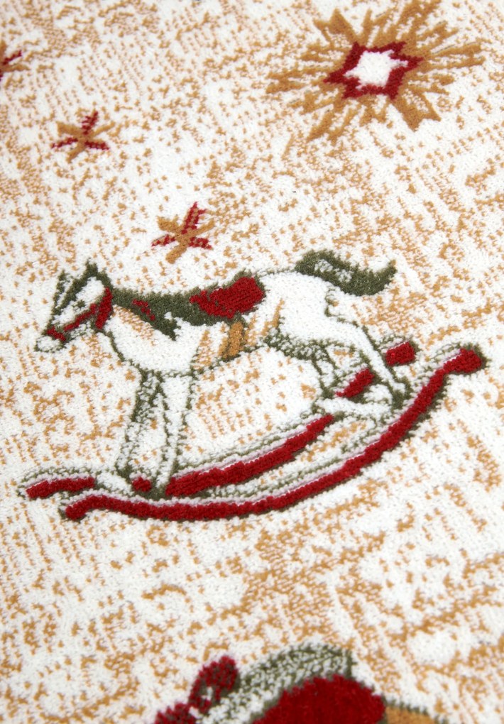 Villeroy & Boch, Kusový koberec Villeroy & Boch Toy's delight so strihaným vlasom 106217 Red, Multicolor, 50x80, červená, obývacia izba