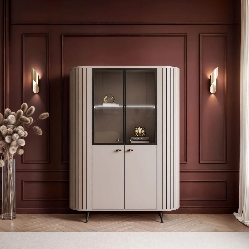 VITRÍNA LANDRY 3 KAŠMÍR LED 112 x 153 cm