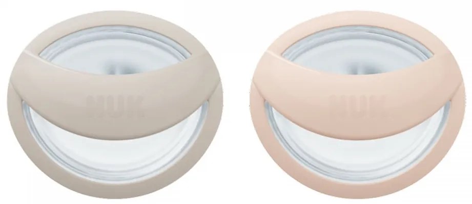 Dojčenský cumlík  NUK MommyFeel 0-9m 2 ks krémová