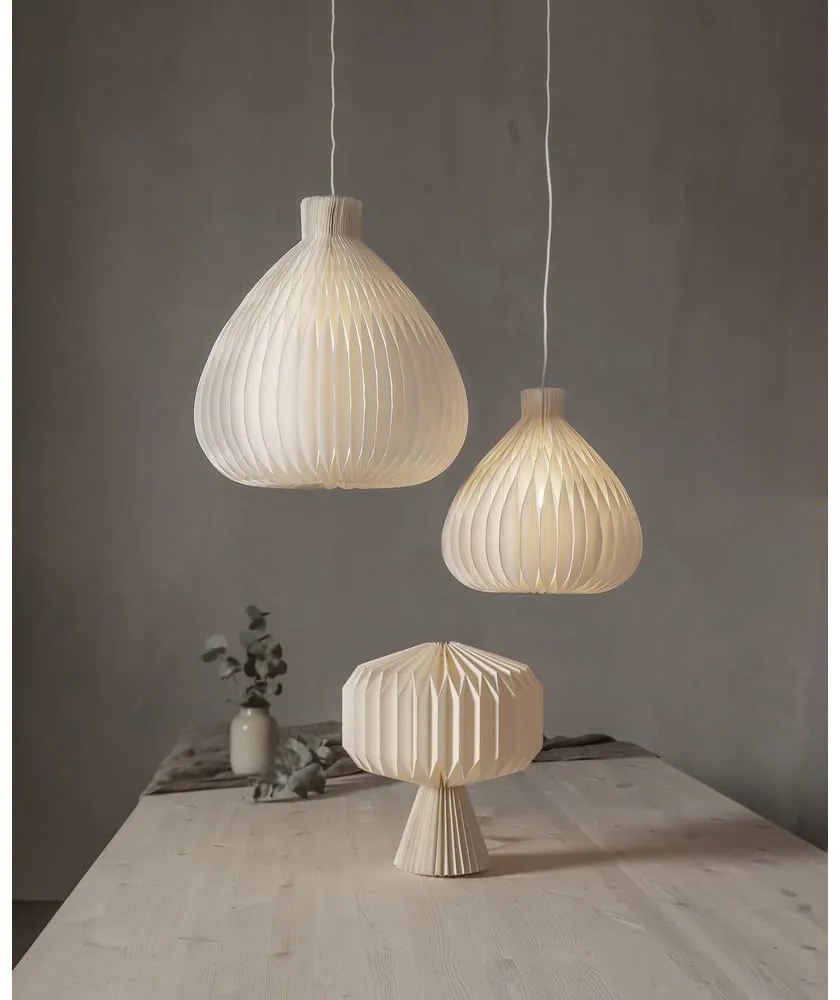 Krémovobiele tienidlo ø 38 cm Honeycomb – Star Trading