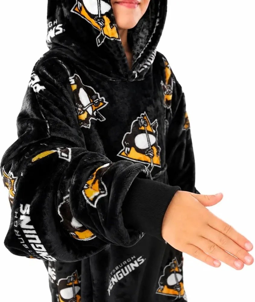 Mikinová televízna deka NHL Pittsburgh Penguins – veľ. S