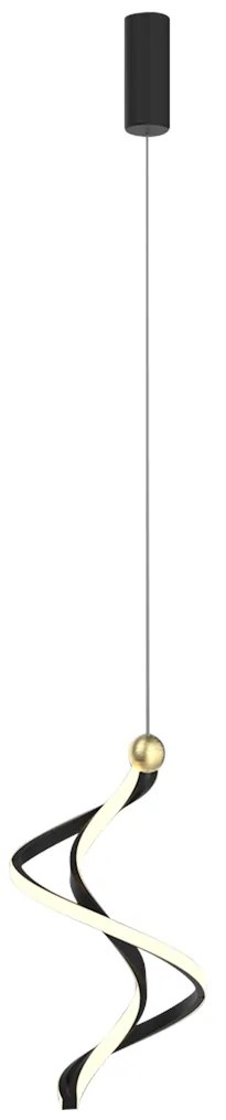 Závesné LED svietidlo Colia, 1x LED 19w, 4000k, b/g