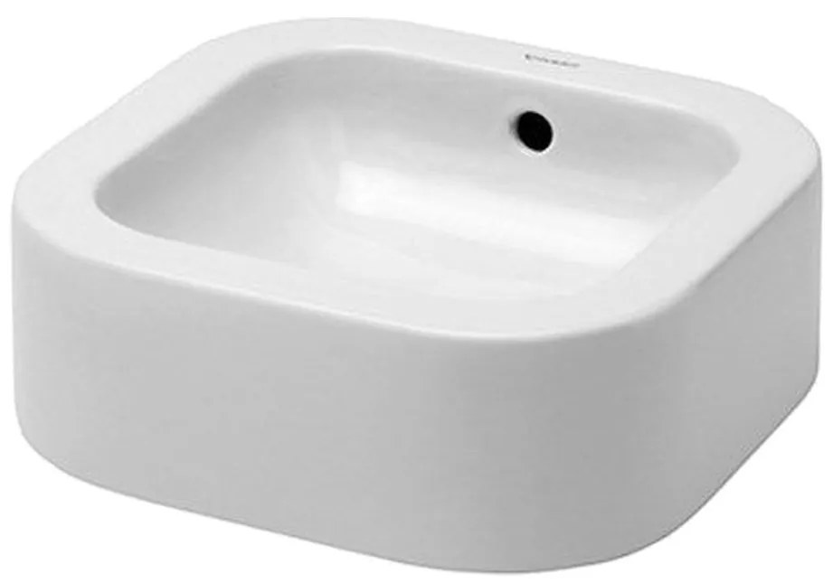 Duravit Happy D - Umývadlová misa 400x400 mm, biela 0458400028