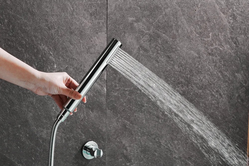 Gamma Roy, termostatická vaňová batéria s ručnou sprchovou súpravou, chrómová, GMA-BRYPWT-CH