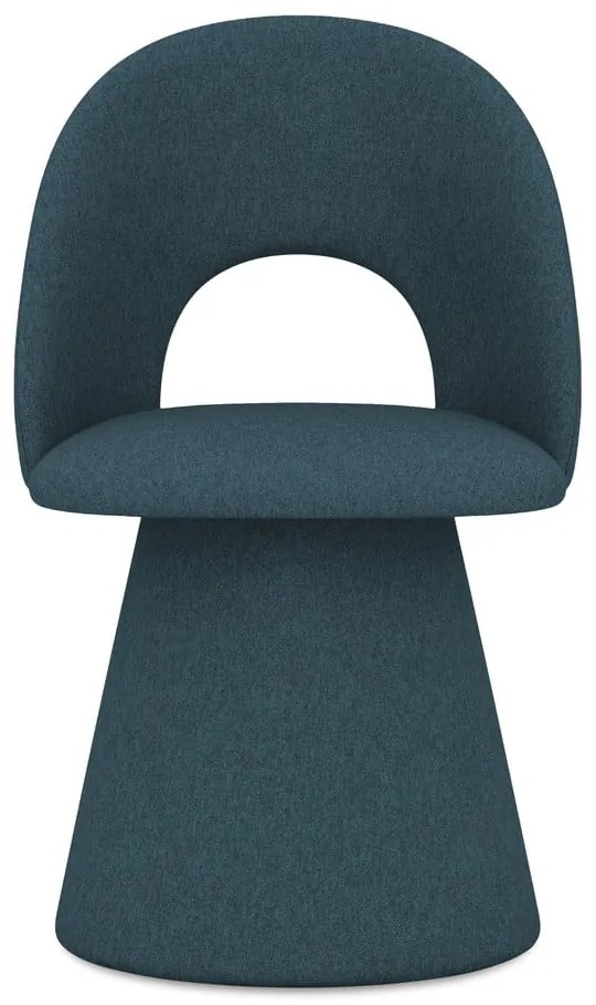 Čalúnené jedálenské kreslo v petrolejovej farbe Kalo – Makamii