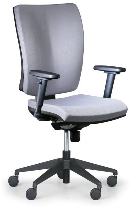 Antares Kancelárska stolička LEON PLUS, modrá, s podpierkami rúk