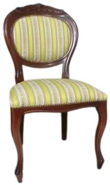 (3653) FILIPPO žltá zámocká stolička - sada 2 kusov