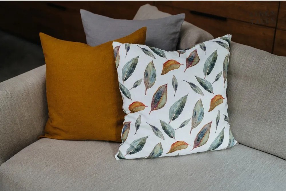 Ľanová obliečka na vankúš 40x40 cm Golden Fall – Linen Tales
