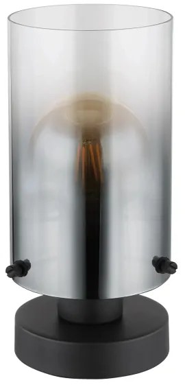 Globo 15907T - Stolná lampa FLORENTINA 1xE27/40W/230V pr. 12,5 cm čierna