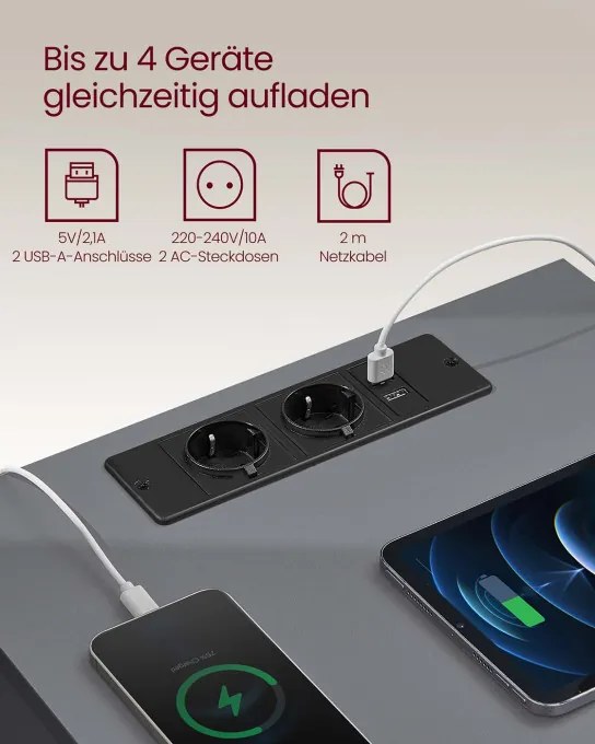 Set dvoch nočných stolíkov LET831G01 (2ks)