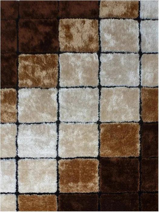 KONDELA Ludvig Typ 3 koberec 170x240 cm béžová / hnedá