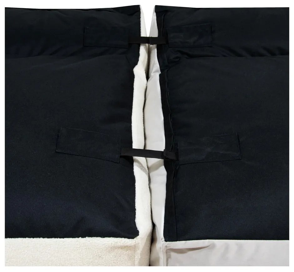 Hnedý sedací vak z textílie buklé Mass Corner 125 Left – SLOWDOWN