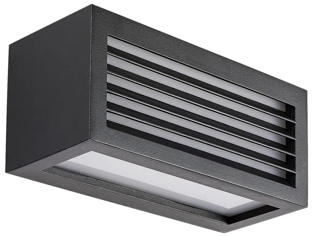 Rabalux 77100 - LED Vonkajšie nástenné svietidlo LUBLIN LED/10W/230V IP54 čierna RL77100