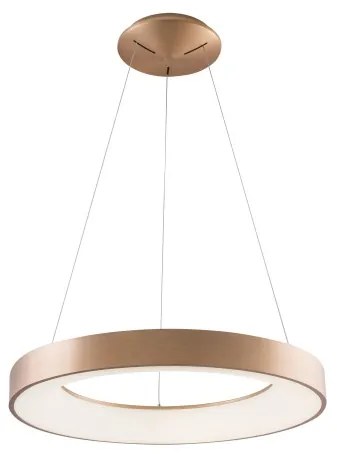 LED luster AZzardo Santana Farba: Drevo, Veľkosť: 60, Verzia: CCT + dialkový