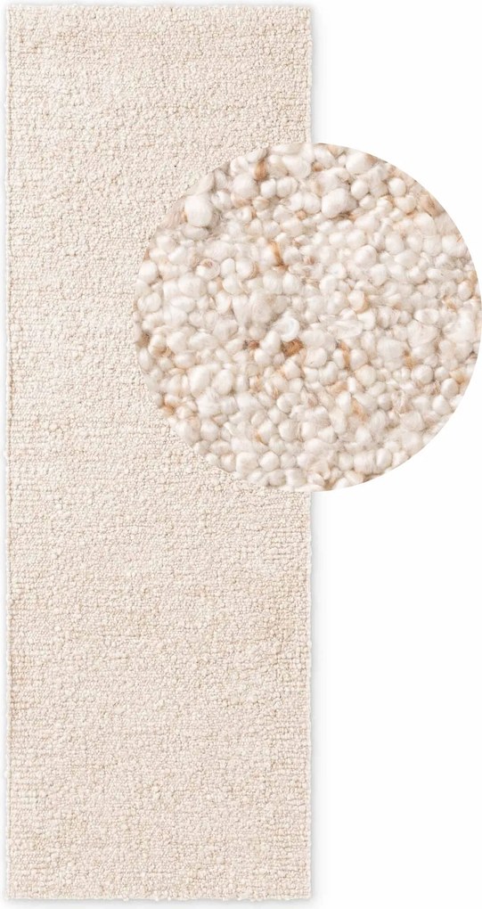 Ted Baker Koberec behúň Notting Hill 106343 Cream Beige, 80x200, béžová, obývacia izba