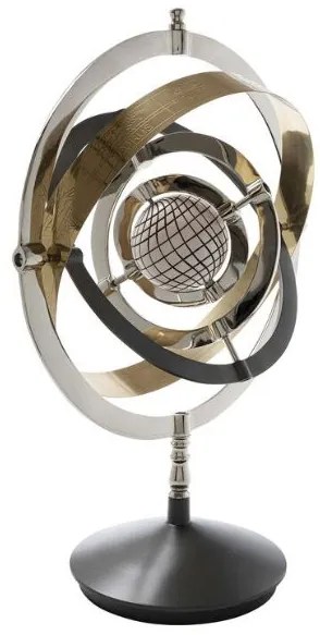 Armillary dekorácia strieborná 63 cm