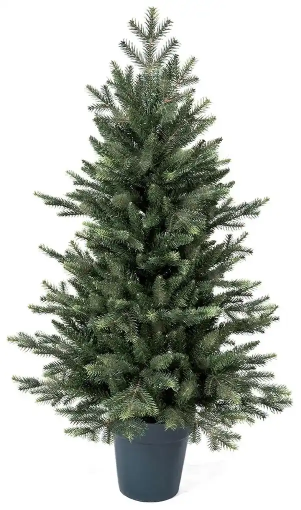Umelý vianočný stromček 3D Jedľa Kaukazská 105cm v kvetináči | BIANO
