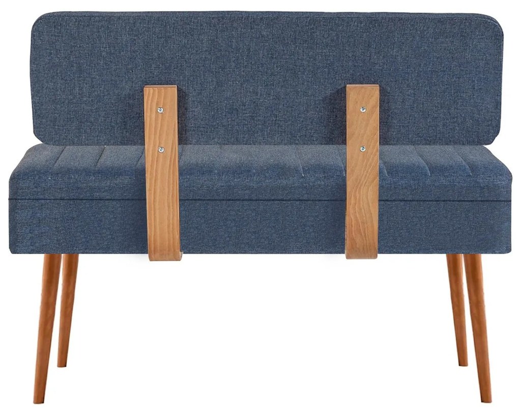 Lavica Vlasta 2 (borovica atlantická + tmavomodrá) (s úl. priestorom). Akcia -15%. Vlastná spoľahlivá doprava až k Vám domov. 1106604