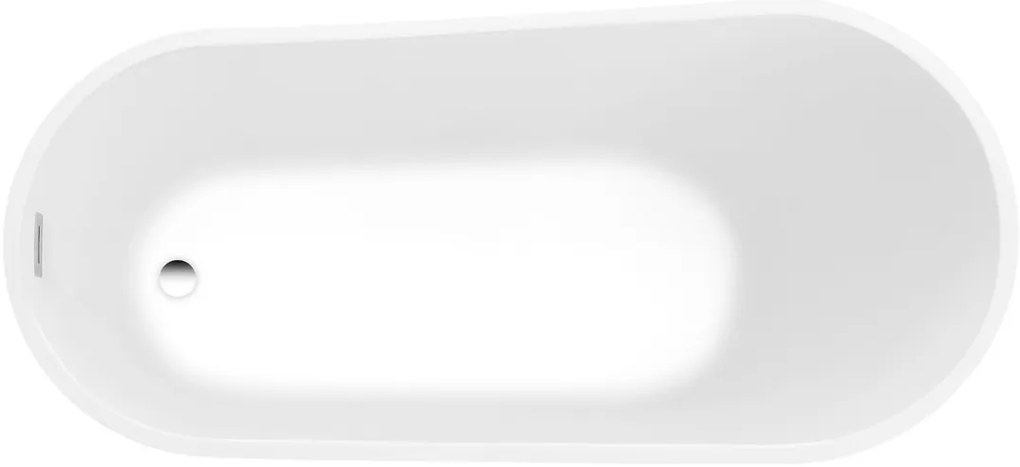 Aqualine Aqualine, TISA voľne stojaca vaňa 170x80 cm, biela, E1780