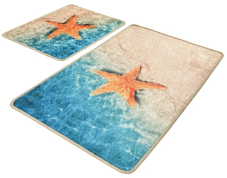Kúpeľňové predložky v súprave 2 ks 60x100 cm Stella – Foutastic