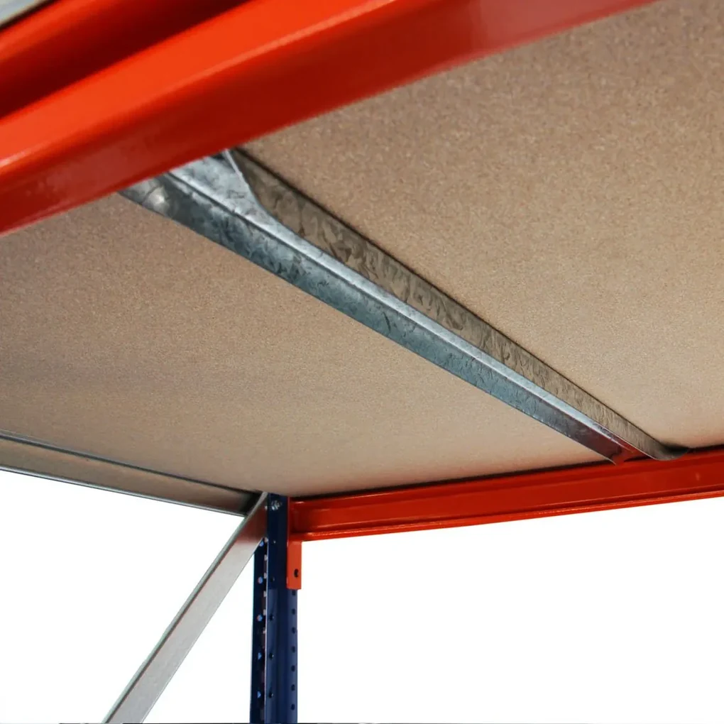 Kovový regál LONGSPAN, prídavný modul 200x240x80cm, 4x DTD polica, 500kg na policu