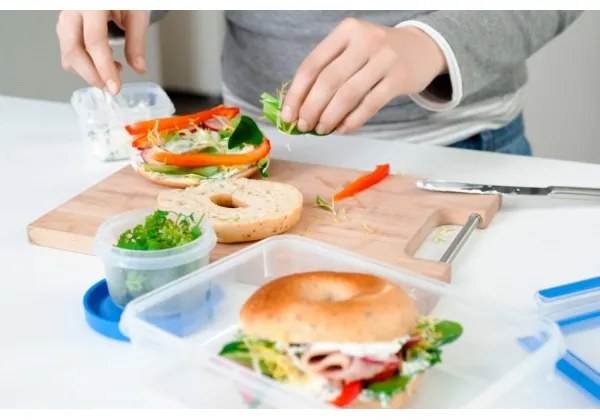 Tefal - Sada potravinových dóz 5 ks MASTER SEAL FRESH modrá