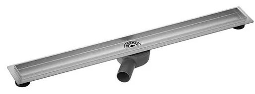 Sprchový žľab 94x8,1 cm strieborný/šedý