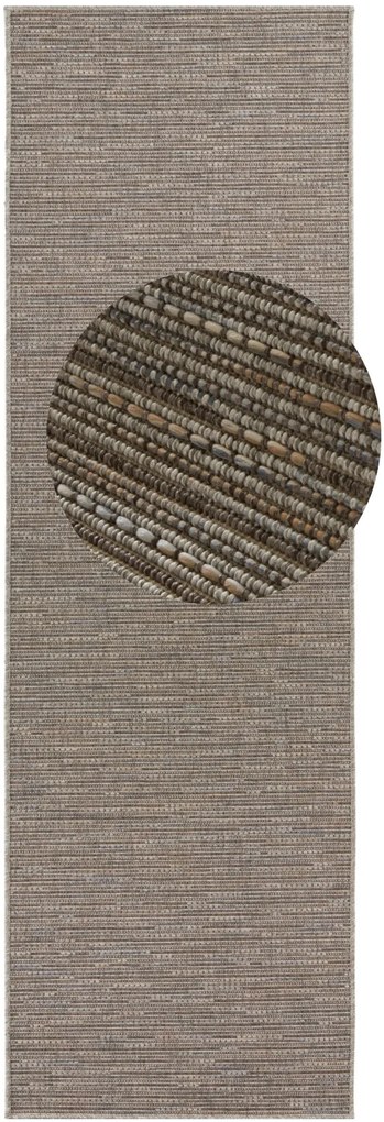 BT Carpet - Hanse Home koberce Behúň Nature 104261 Cream / Multicolor – na von aj na doma - 80x250 cm