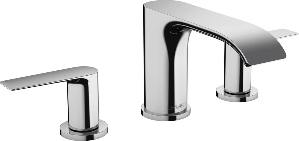 Hansgrohe Vivenis, umývadlová batéria s výpustom, 3-otvorová inštalácia, EcoSmart, chrómová, 75033000