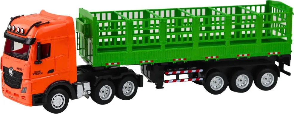 Huina Diaľkovo ovládaný RC 1:18 Transport Truck s prívesom