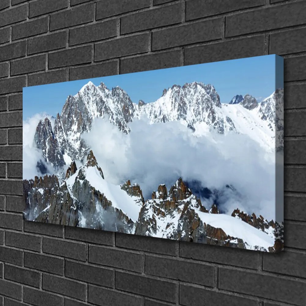 Obraz na plátne Hory krajina 125x50 cm