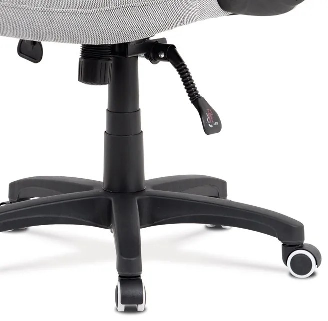 BONTEC Kancelárske kreslo, synchrónny mechanizmus, strieborná látka, KA-G303 SIL2 Farba: Strieborná