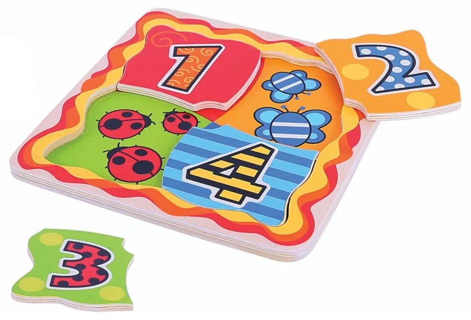 Bigjigs Toys Moje prvé počítacie puzzle