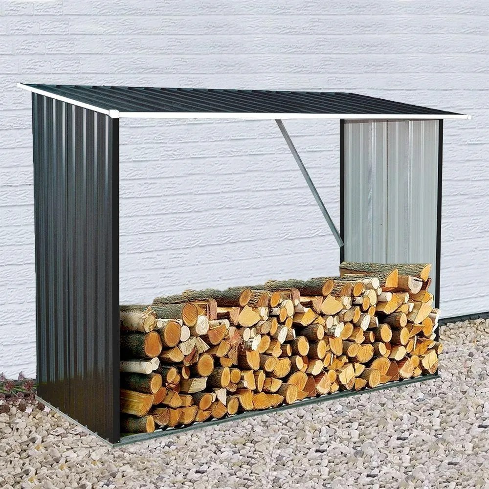 Prístrešok na drevo Avenberg BALTIC OPTIMAL - Antracitová