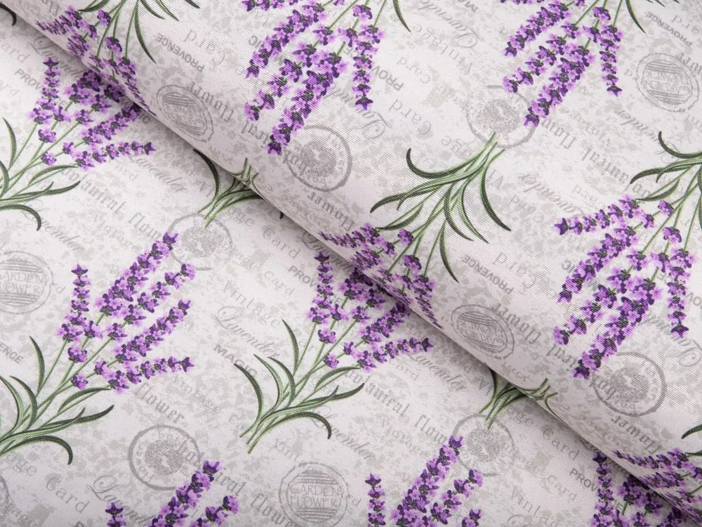 Biante Dekoračný obdĺžnikový obrus PML-033 Provence levandule 80x120 cm