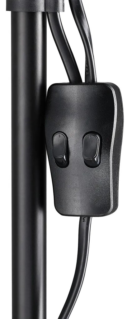 InternetovaZahrada Stojacia lampa Alissa - čierna