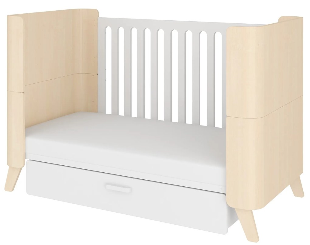 Detská postieľka HOPPA 70 x 140 cm s úložným boxom