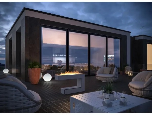 InFire - BIO krb 110x85,5 cm biela