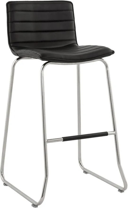 Moderná barová stolička Andrew čierna